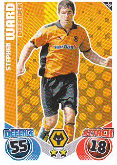 Stephen Ward Wolverhampton Wanderers 2010/11 Topps Match Attax #346